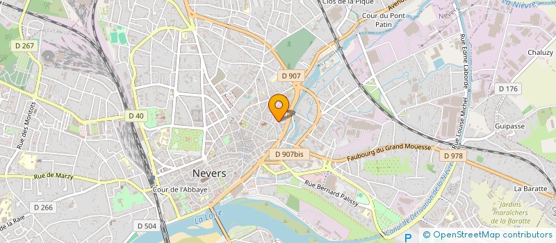 localisation de l'entreprise SYNDICAT COPROPRIETE LE MANCINI à NEVERS