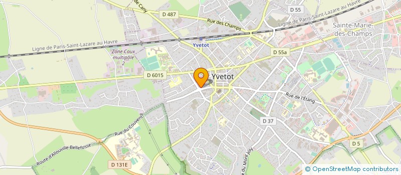 localisation de l'entreprise SYNDICAT COPROPRIETE LE MANOIR  YVETOT