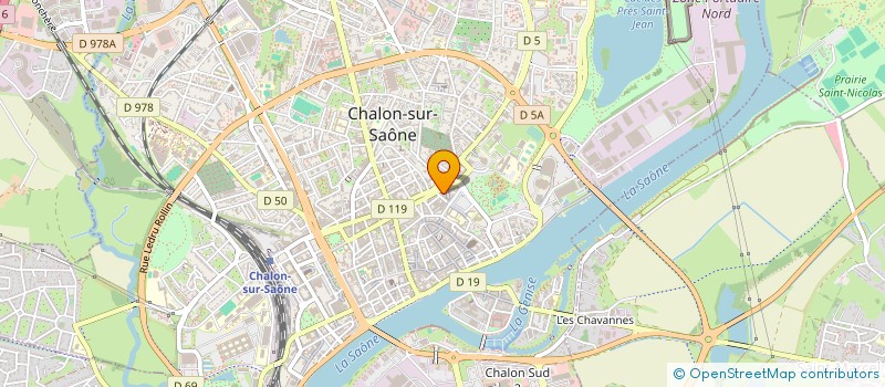 localisation de l'entreprise SYNDICAT COPROPRIETE LE MEDICIS  CHALON-SUR-SAONE