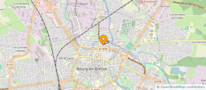 localisation de l'entreprise SYNDICAT COPROPRIETE LE MERCURE à BOURG-EN-BRESSE