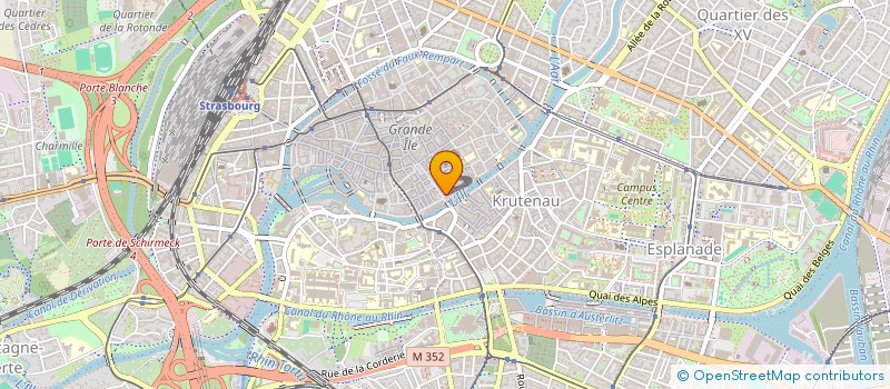 localisation de l'entreprise SYNDICAT COPROPRIETE LE MONTMARTRE à STRASBOURG