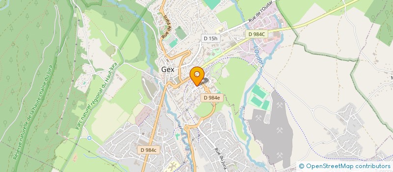 localisation de l'entreprise SYNDICAT COPROPRIETE LE PANORAMIQUE  GEX