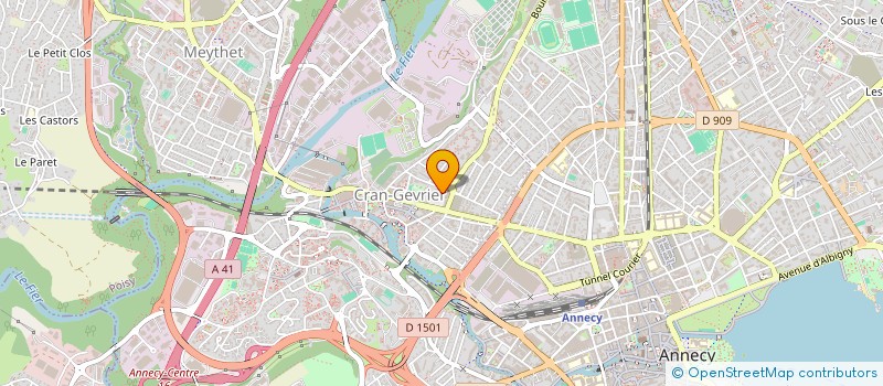 localisation de l'entreprise SYNDICAT COPROPRIETE LE PAX  ANNECY