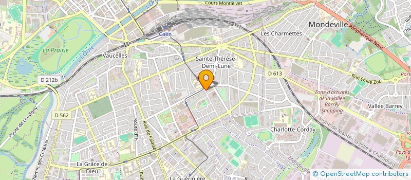 localisation de l'entreprise SYNDICAT COPROPRIETE LE PRESBYTERE à CAEN