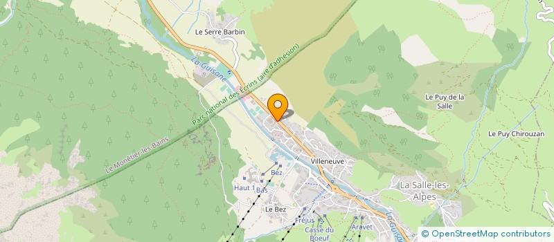 localisation de l'entreprise SYNDICAT COPROPRIETE LE SPORTING  LA SALLE-LES-ALPES