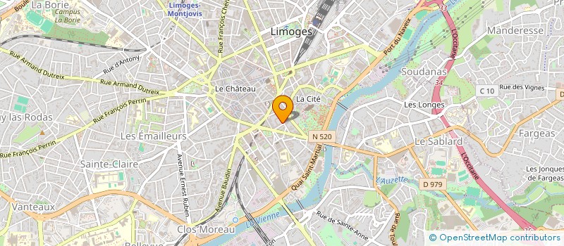 localisation de l'entreprise SYNDICAT COPROPRIETE LE SUZERAIN  LIMOGES