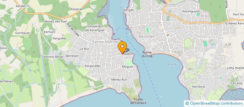 localisation de l'entreprise SYNDICAT COPROPRIETE LE VIVIER  COMBRIT