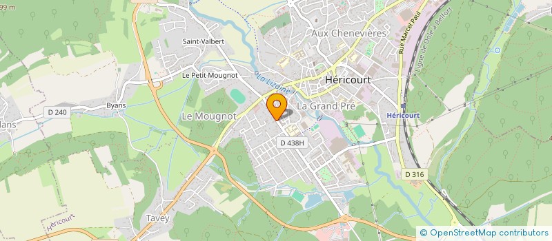 localisation de l'entreprise SYNDICAT COPROPRIETE LES ACCACIAS  HERICOURT