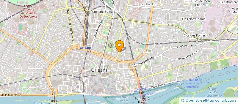 localisation de l'entreprise SYNDICAT COPROPRIETE LES AMARYLLIS  ORLEANS