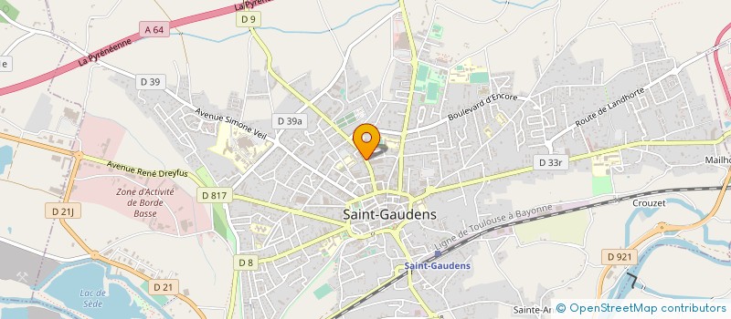 localisation de l'entreprise SYNDICAT COPROPRIETE LES ARCEAUX à SAINT-GAUDENS