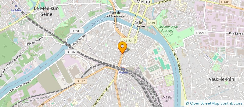 localisation de l'entreprise SYNDICAT COPROPRIETE LES AUBIERS à MELUN