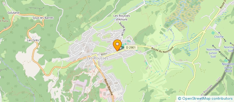 localisation de l'entreprise SYNDICAT COPROPRIETE LES CAMPENES  LES ROUSSES