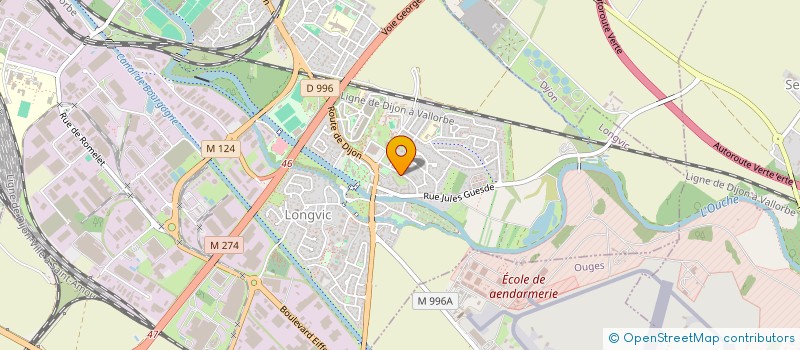 localisation de l'entreprise SYNDICAT COPROPRIETE LES CARMELITES à LONGVIC