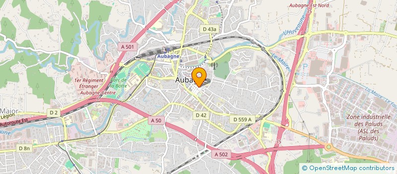 localisation de l'entreprise SYNDICAT COPROPRIETE LES CASTORS à AUBAGNE