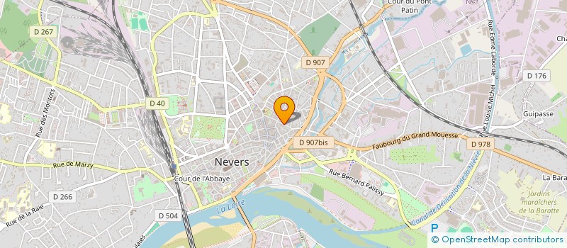 localisation de l'entreprise SYNDICAT COPROPRIETE LES CHAPELAINS à NEVERS