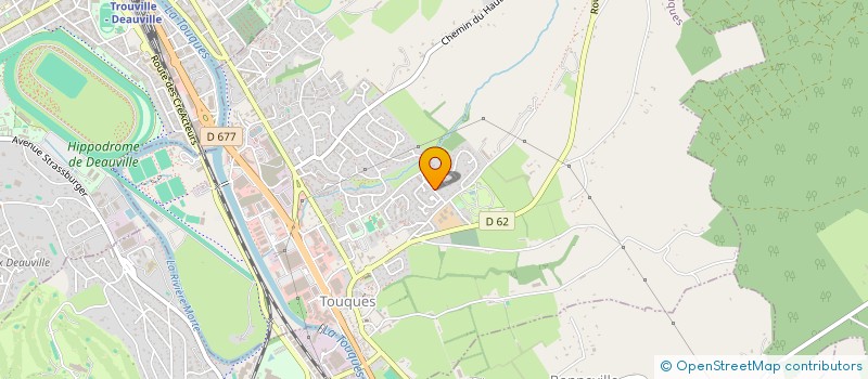 localisation de l'entreprise SYNDICAT COPROPRIETE LES CLOS NORMANDS  TOUQUES