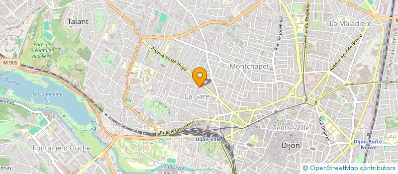 localisation de l'entreprise SYNDICAT COPROPRIETE LES DESARTS  DIJON