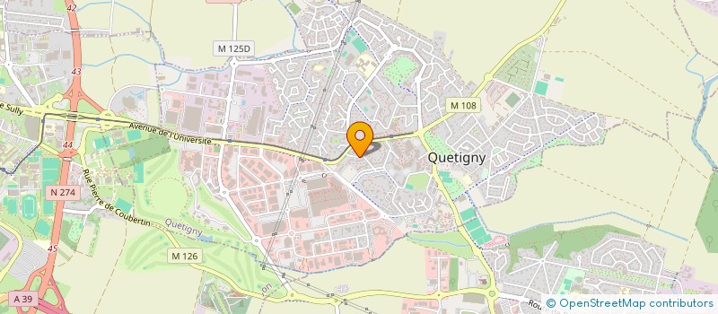 localisation de l'entreprise SYNDICAT COPROPRIETE LES EPENOTTES 1 à QUETIGNY