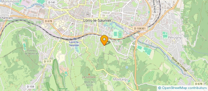 localisation de l'entreprise SYNDICAT COPROPRIETE LES ERABLES  LONS-LE-SAUNIER