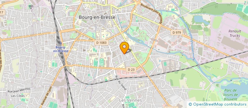 localisation de l'entreprise SYNDICAT COPROPRIETE LES JARDINS DE BROU à BOURG-EN-BRESSE