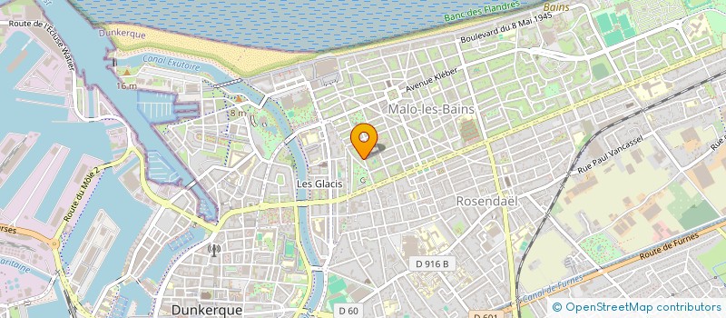 localisation de l'entreprise SYNDICAT COPROPRIETE LES JARDINS DE MALO à DUNKERQUE