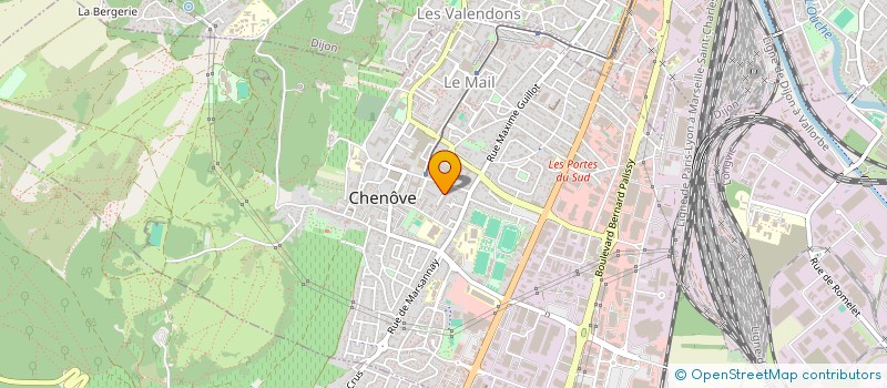 localisation de l'entreprise SYNDICAT COPROPRIETE LES LILAS  CHENOVE