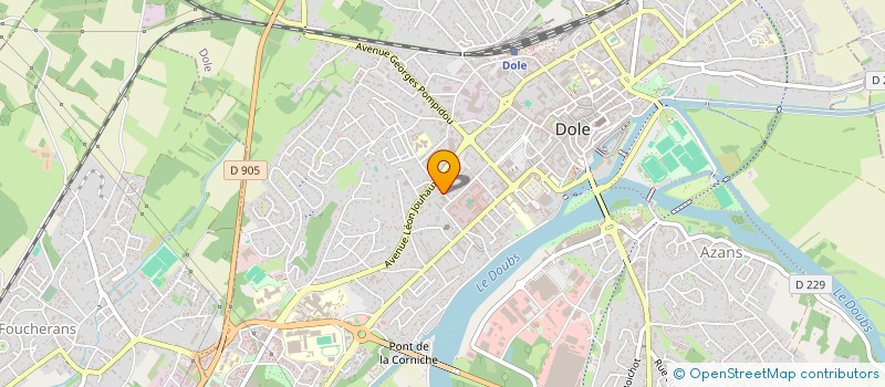 localisation de l'entreprise SYNDICAT COPROPRIETE LES LILAS  DOLE