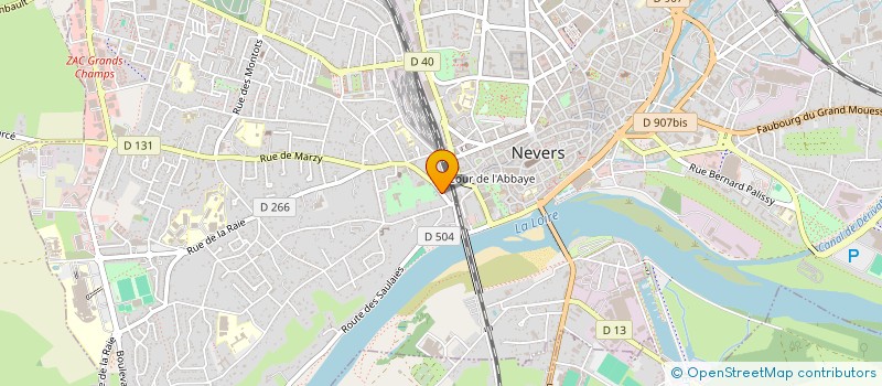localisation de l'entreprise SYNDICAT COPROPRIETE LES MARIENNES à NEVERS