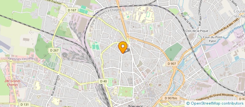 localisation de l'entreprise SYNDICAT COPROPRIETE LES MARRONNIERS à NEVERS