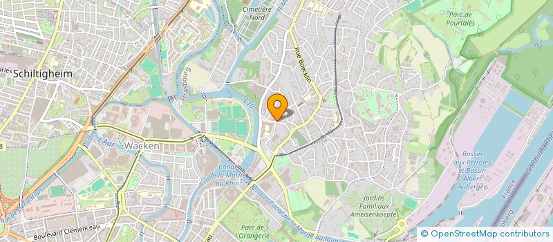 localisation de l'entreprise SYNDICAT COPROPRIETE LES MELEZES à STRASBOURG