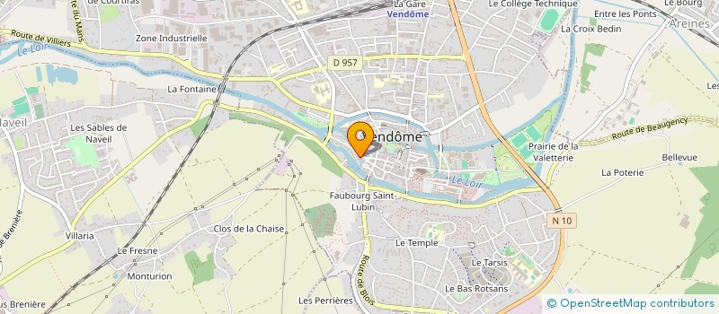 localisation de l'entreprise SYNDICAT COPROPRIETE LES MIMOSAS  VENDOME