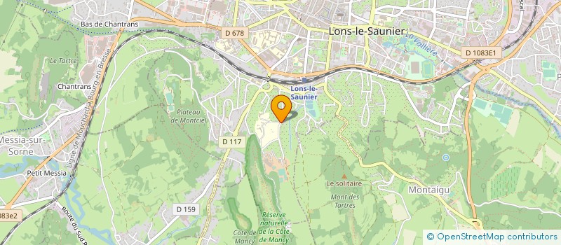 localisation de l'entreprise SYNDICAT COPROPRIETE LES PERRIERES  LONS-LE-SAUNIER