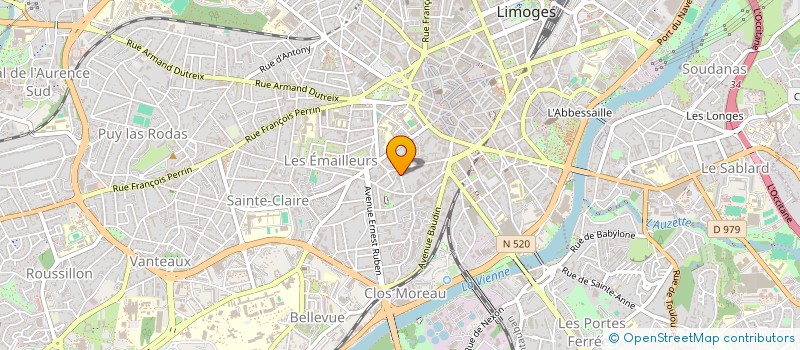 localisation de l'entreprise SYNDICAT COPROPRIETE LES PLEIADES à LIMOGES