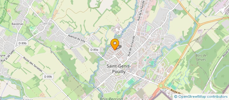 localisation de l'entreprise SYNDICAT COPROPRIETE LES POMMIERS à SAINT-GENIS-POUILLY