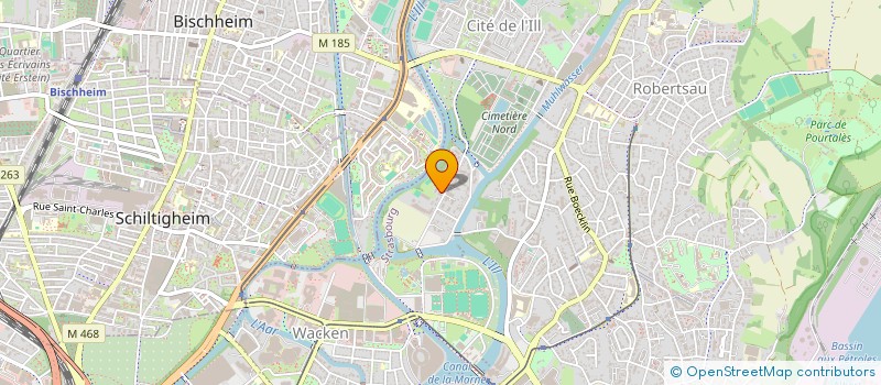 localisation de l'entreprise SYNDICAT COPROPRIETE LES RESIDENTIELLES  STRASBOURG
