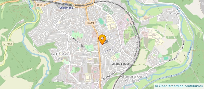 localisation de l'entreprise SYNDICAT COPROPRIETE LES SERINGAS à CHAUMONT