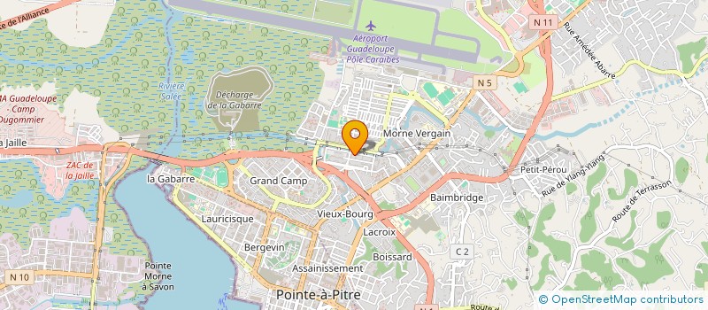 localisation de l'entreprise SYNDICAT COPROPRIETE LES SEUILS 8 à LES ABYMES