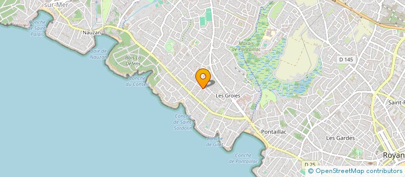 localisation de l'entreprise SYNDICAT COPROPRIETE LES SOLEILS ROUGES  VAUX-SUR-MER