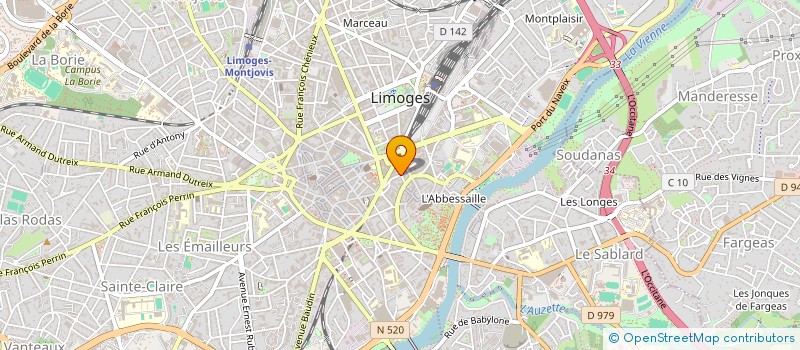 localisation de l'entreprise SYNDICAT COPROPRIETE LES TANNERIES à LIMOGES