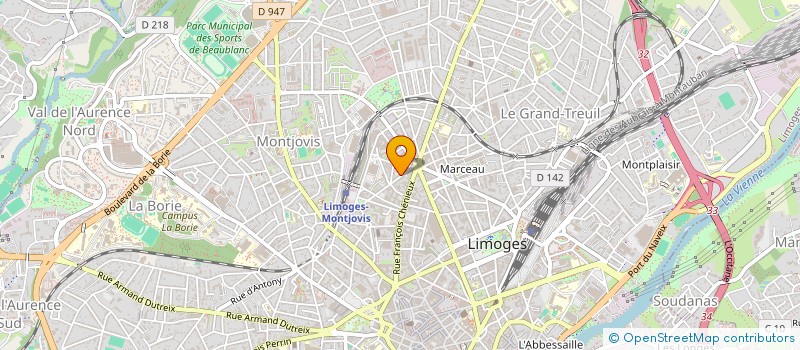 localisation de l'entreprise SYNDICAT COPROPRIETE LIMOUSIN TARRADE à LIMOGES