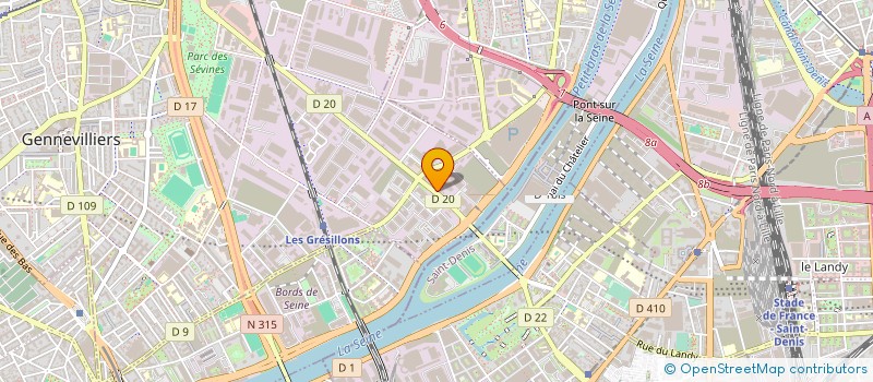 localisation de l'entreprise SYNDICAT COPROPRIETE LOUIS ROCHE à GENNEVILLIERS