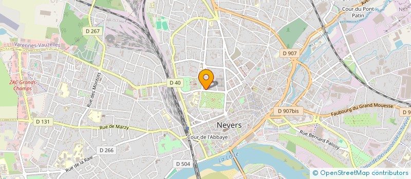 localisation de l'entreprise SYNDICAT COPROPRIETE LOURDES à NEVERS
