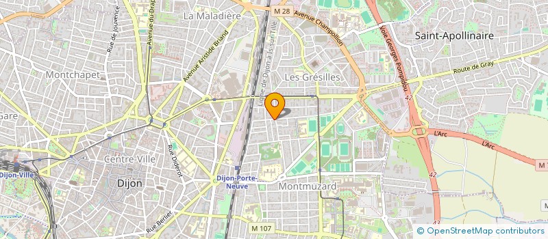 localisation de l'entreprise SYNDICAT COPROPRIETE LYAUTEY 26  DIJON