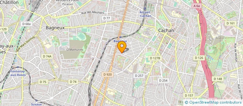 localisation de l'entreprise SYNDICAT COPROPRIETE MANSUET ROBERT à CACHAN