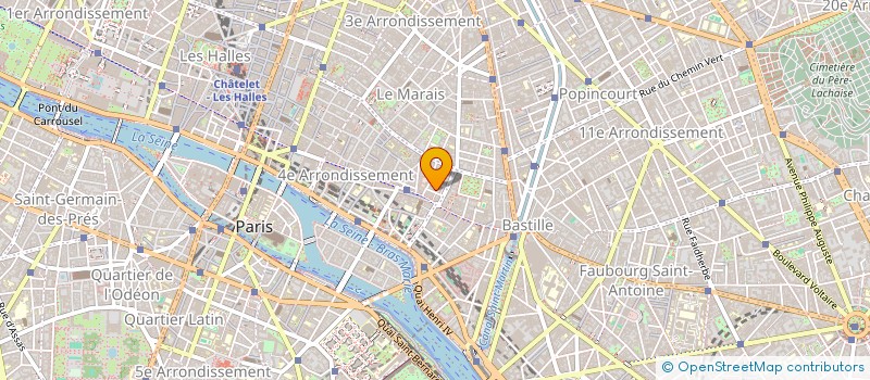 localisation de l'entreprise SYNDICAT COPROPRIETE MAR STE CATHERINE  PARIS