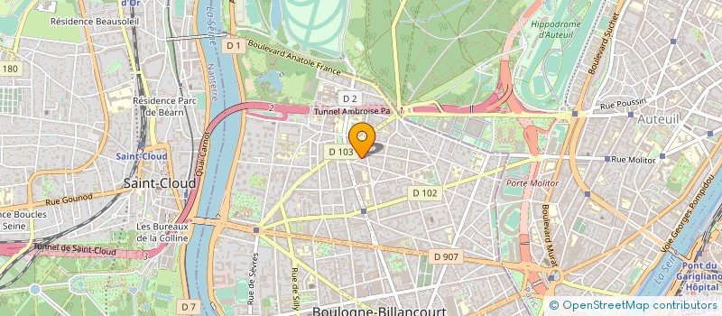 localisation de l'entreprise SYNDICAT COPROPRIETE MAURICE DE LA FOSSE à BOULOGNE-BILLANCOURT