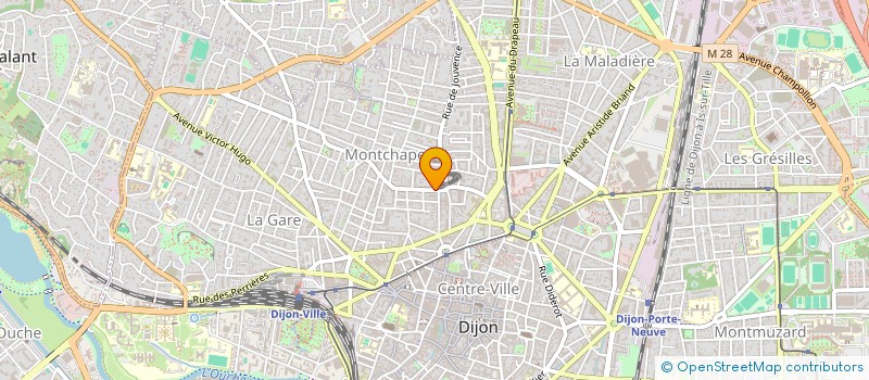 localisation de l'entreprise SYNDICAT COPROPRIETE MONTCHAPET N 3  DIJON