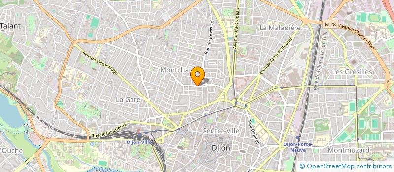 localisation de l'entreprise SYNDICAT COPROPRIETE MONTCHAPET N 5B  DIJON