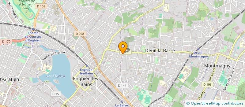 localisation de l'entreprise SYNDICAT COPROPRIETE MONTMORENCY  MONTMORENCY