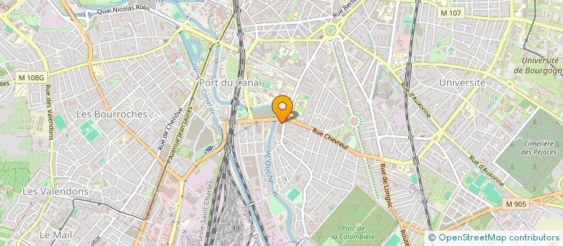 localisation de l'entreprise SYNDICAT COPROPRIETE MOULIN ST ETIENNE  DIJON